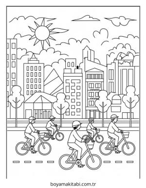 Dünya boyama sayfası – eğlenceli etkinlik, el becerilerini geliştirir