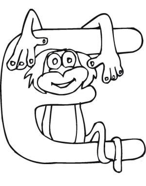 E Harfi boyama sayfası,  coloring page, E Harfi 3, 