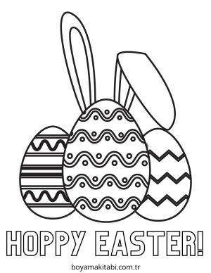 Easter boyama sayfası – eğitici aktivite, yaratıcılık