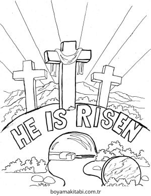 Easter boyama sayfası – yaratıcılığı geliştirir, keyifli zaman