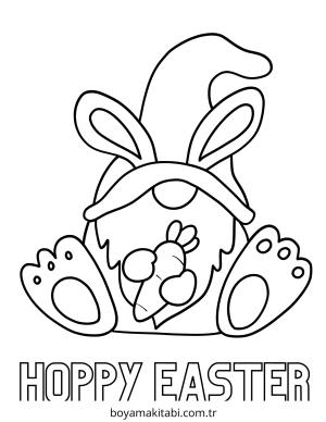 Easter boyama sayfası – eğitici aktivite, yaratıcılık