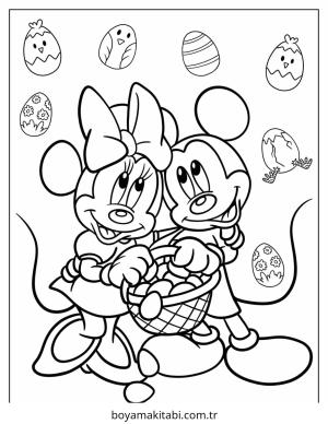 Easter boyama sayfası – evde etkinlik, ücretsiz yazdır