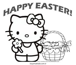 Easter boyama sayfası – boyama çalışması, yaratıcılığı geliştirir