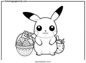 Easter boyama sayfası – boyama etkinliği, çocuk aktivitesi