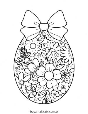 Easter boyama sayfası – yaratıcılık, eğlenceli etkinlik