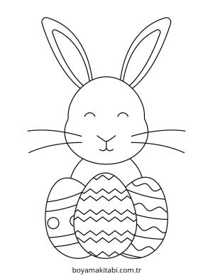 Easter boyama sayfası – yaratıcılık, eğlenceli etkinlik