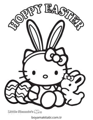 Easter boyama sayfası – eğitici aktivite, yaratıcılık