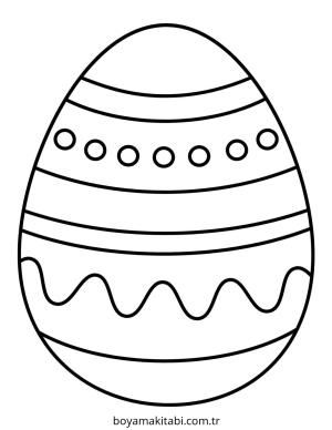 Easter boyama sayfası – sevimli karakter, sanatsal çalışma