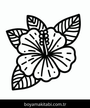 Ebegümeci boyama sayfası – çocuk aktivitesi, PDF indir