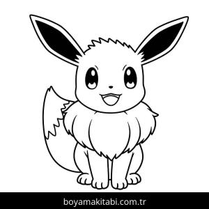 Eevee boyama sayfası – ücretsiz yazdır, boyama etkinliği