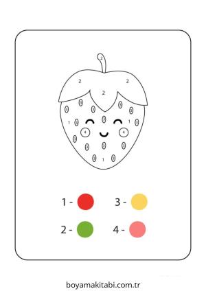 Eğitimsel boyama sayfası – ücretsiz yazdır, boyama etkinliği