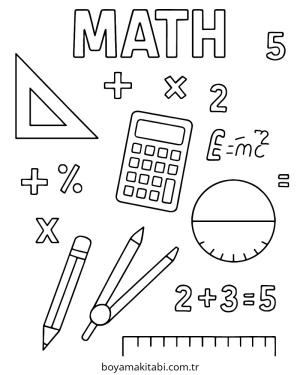 Eğitimsel boyama sayfası – boyama çalışması, yaratıcılığı geliştirir