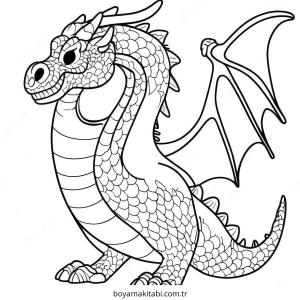Ejderha boyama sayfası – yaratıcılık, eğlenceli etkinlik