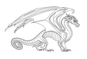 Ejderha boyama sayfası, Dragon coloring page, Temel Ejderha, 