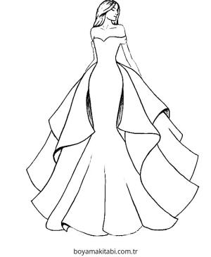 Elbise boyama sayfası – yaratıcılık, eğlenceli etkinlik