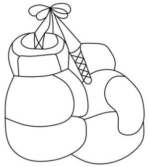 Eldiven boyama sayfası,  coloring page, Boks Eldiven, 