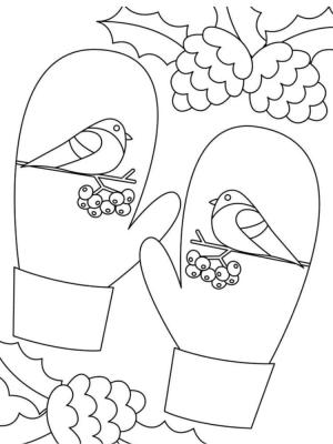 Eldiven boyama sayfası,  coloring page, Eldiven kolay, 