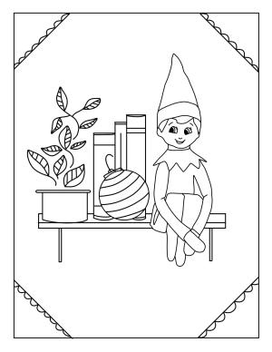 Elf boyama sayfası,  coloring page, Müthiş Elf, 