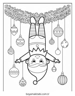 Elf boyama sayfası – boyama çalışması, yaratıcılığı geliştirir