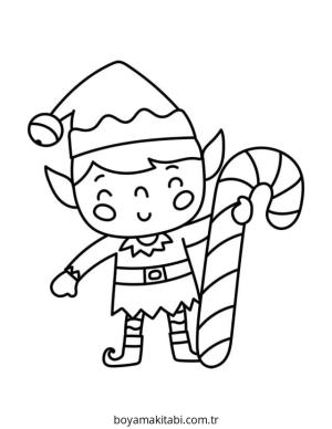 Elf boyama sayfası – yaratıcılığı geliştirir, keyifli zaman