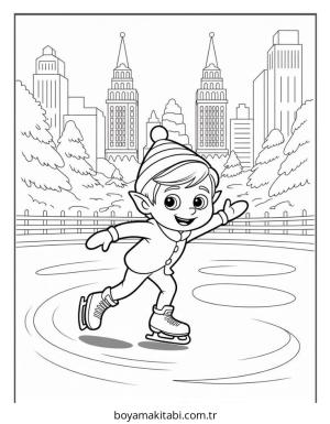 Elf boyama sayfası – yaratıcılığı geliştirir, keyifli zaman