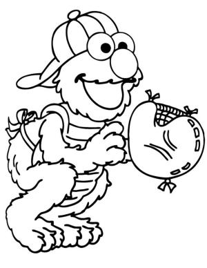 Elmo boyama sayfası,  coloring page, Müthiş Elmo, 