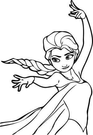 Elsa boyama sayfası, Elsa coloring page, Yüz Elsa Havalı, 