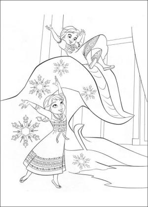 Elsa boyama sayfası, Elsa coloring page, Komik Elsa ve Anna, 