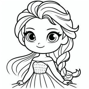 Elsa boyama sayfası, Elsa coloring page, Elsa Çizimi ücretsiz yazdırılabilir, 