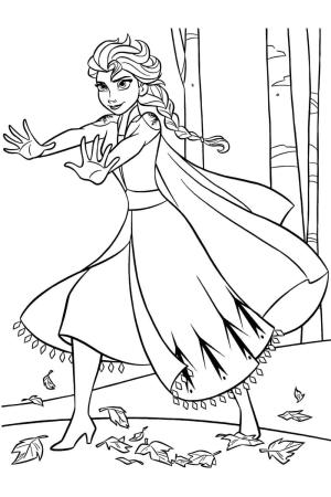 Elsa boyama sayfası, Elsa coloring page, Güzel Elsa Gülümseyen, 