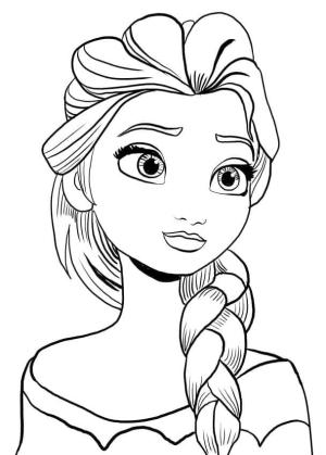 Elsa boyama sayfası, Elsa coloring page, Güzel Elsa, 