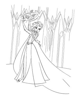 Elsa boyama sayfası, Elsa coloring page, Elsa Saldırıları, 