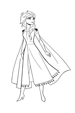 Elsa boyama sayfası, Elsa coloring page, Elsa Yazdırılabilir, 