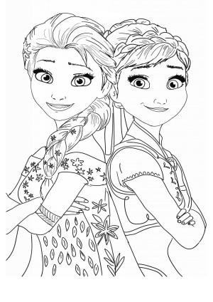 Elsa boyama sayfası, Elsa coloring page, , 