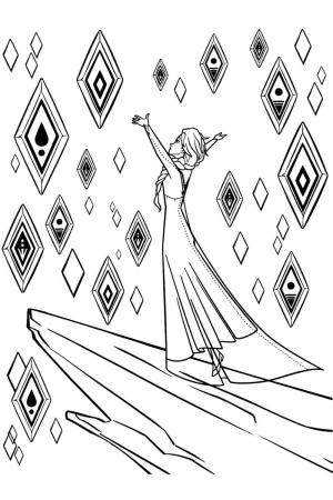 Elsa boyama sayfası, Elsa coloring page, Mükemmel Elsa, 