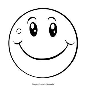 Emoji boyama sayfası – sanatsal çalışma, çocuklar için