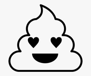 Emoji boyama sayfası, coloring page, Kalp Bok Emojisi,