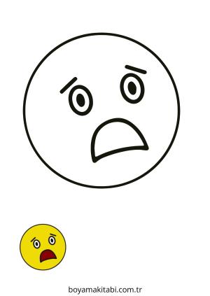 Emoji boyama sayfası – eğlenceli etkinlik, el becerilerini geliştirir