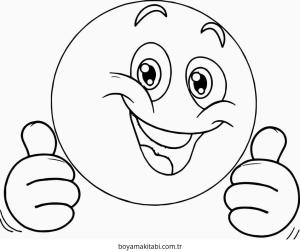 Emoji boyama sayfası – keyifli zaman, renkli çizimler