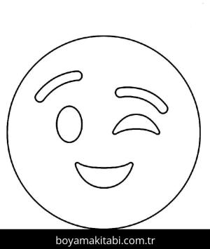 Emoji boyama sayfası – eğlenceli etkinlik, el becerilerini geliştirir