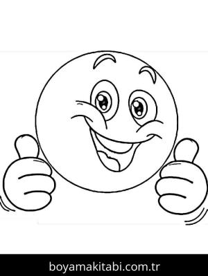 Emoji boyama sayfası – boyama etkinliği, çocuk aktivitesi