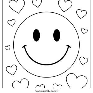 Emoji boyama sayfası – yaratıcılık, eğlenceli etkinlik
