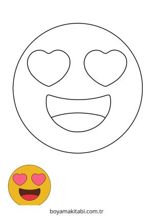 Emoji boyama sayfası – eğitici aktivite, yaratıcılık