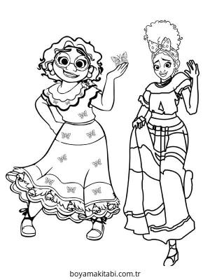 Encanto boyama sayfası – ücretsiz yazdır, boyama etkinliği
