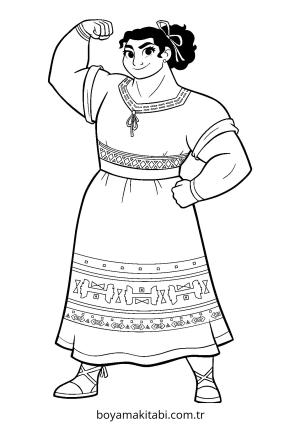 Encanto boyama sayfası – boyama çalışması, yaratıcılığı geliştirir