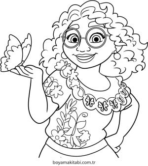 Encanto boyama sayfası – okul öncesi, evde etkinlik