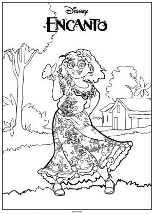 Encanto boyama sayfası,  coloring page, Mirabel Madrigal’i çiz Encanto, 