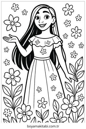 Encanto boyama sayfası – evde etkinlik, ücretsiz yazdır