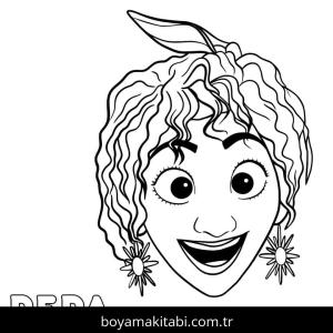 Encanto boyama sayfası – çocuklar için, çizgi film temalı