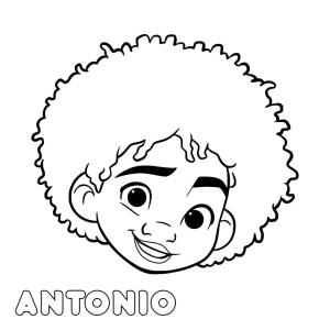 Encanto boyama sayfası,  coloring page, Encanto’dan Antonio Madrigal’i çizin, 